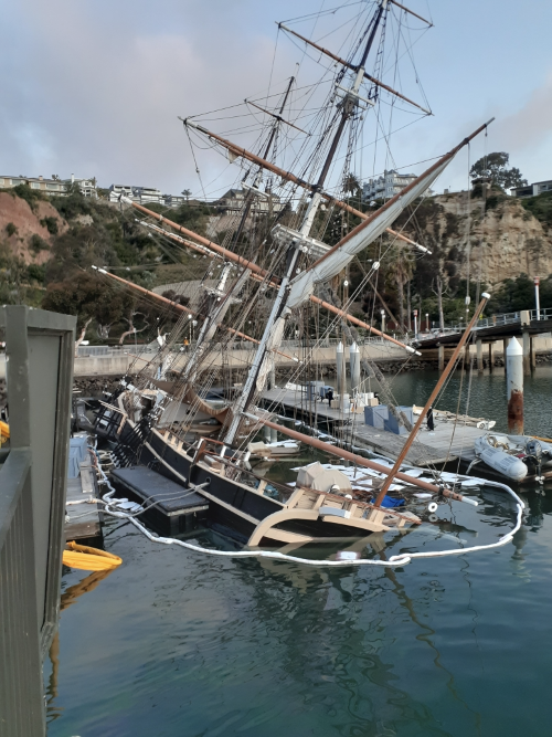 Dana Point Ocean Institute Sad News Re: The Pilgrim